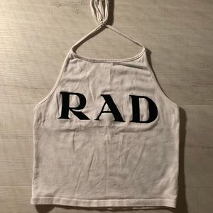 Pacsun John Galt “RAD” Halter Top